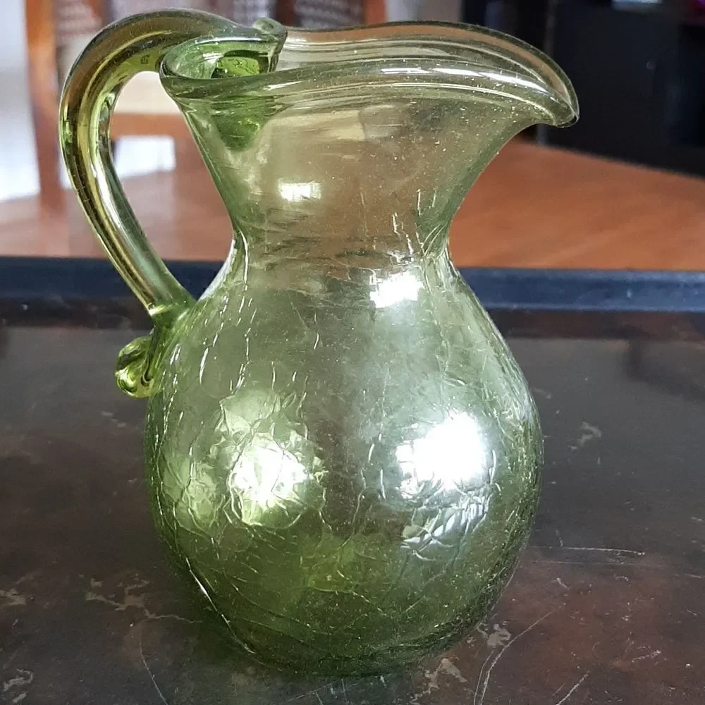 Vintage green pitcher